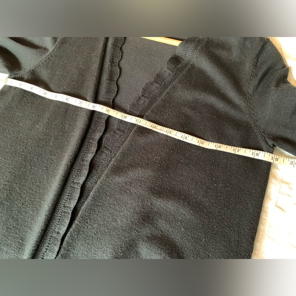 Cable and Gauge draped open-front cardigan - Picture 4 of 4